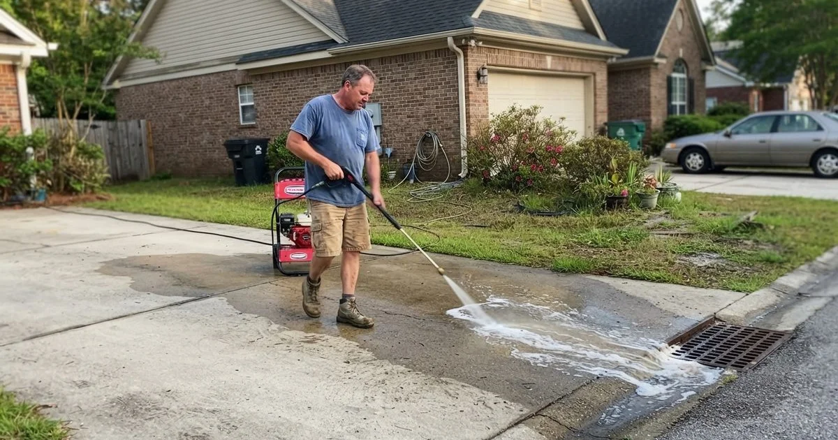 Pressure washing rules, permits, and runoff regulations in South Carolina